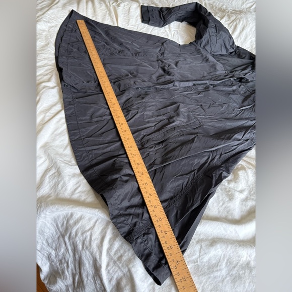 The North Face women’s black jacket hood size medium tent coat flared - Picture 10 of 13